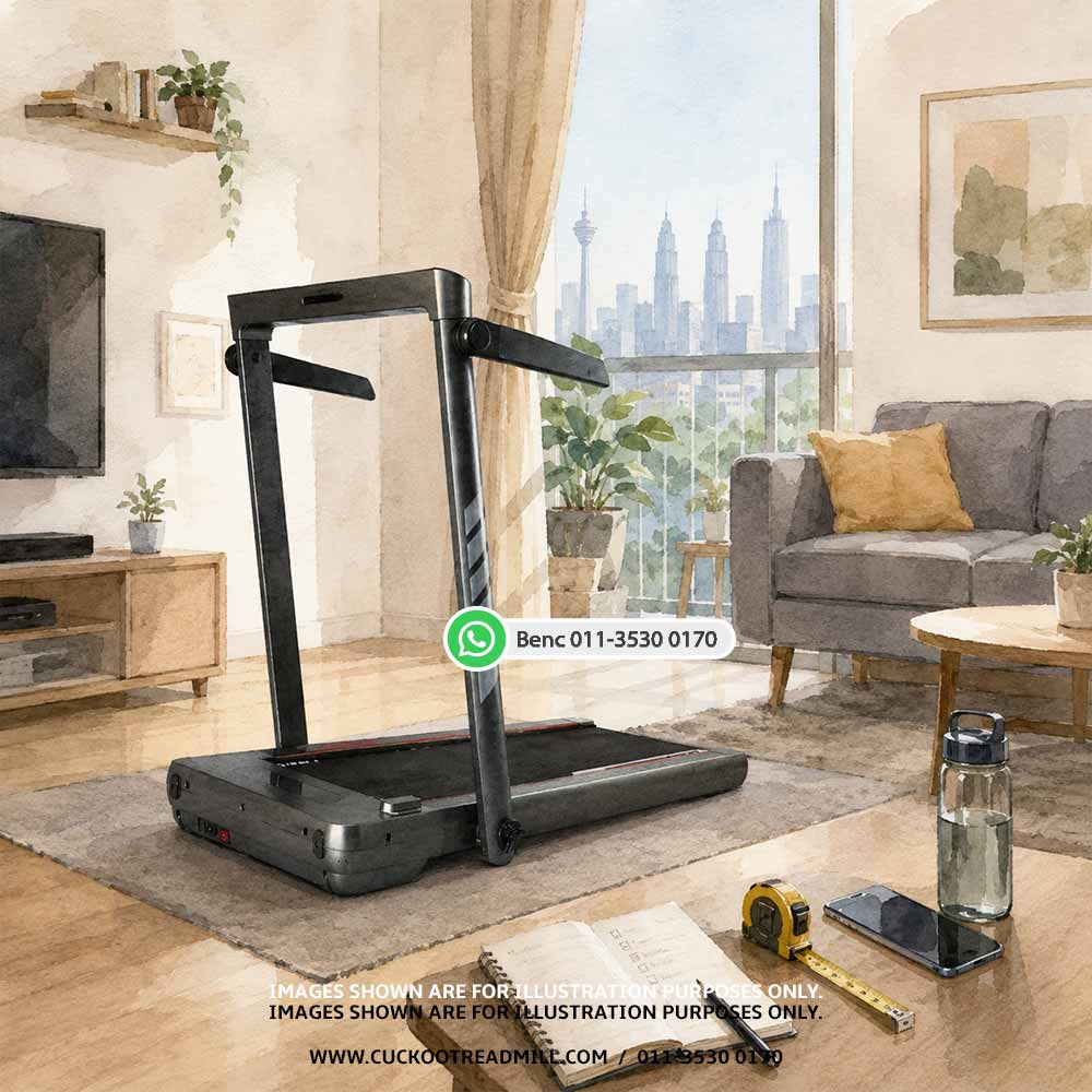 Best treadmill for home use in Malaysia with foldable design and service support